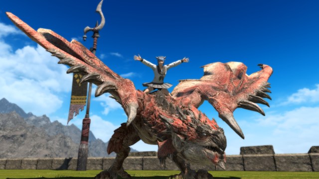 Final Fantasy 14 what is the rathalos mount