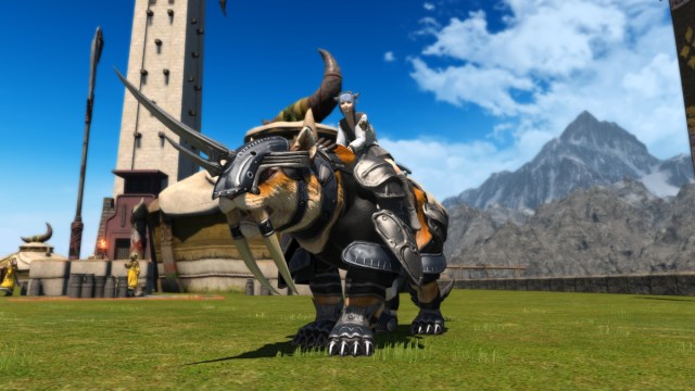 Final Fantasy 14 what are tank mounts