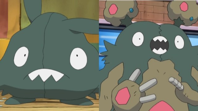 Trubbish and Garbodor in the Pokemon anime