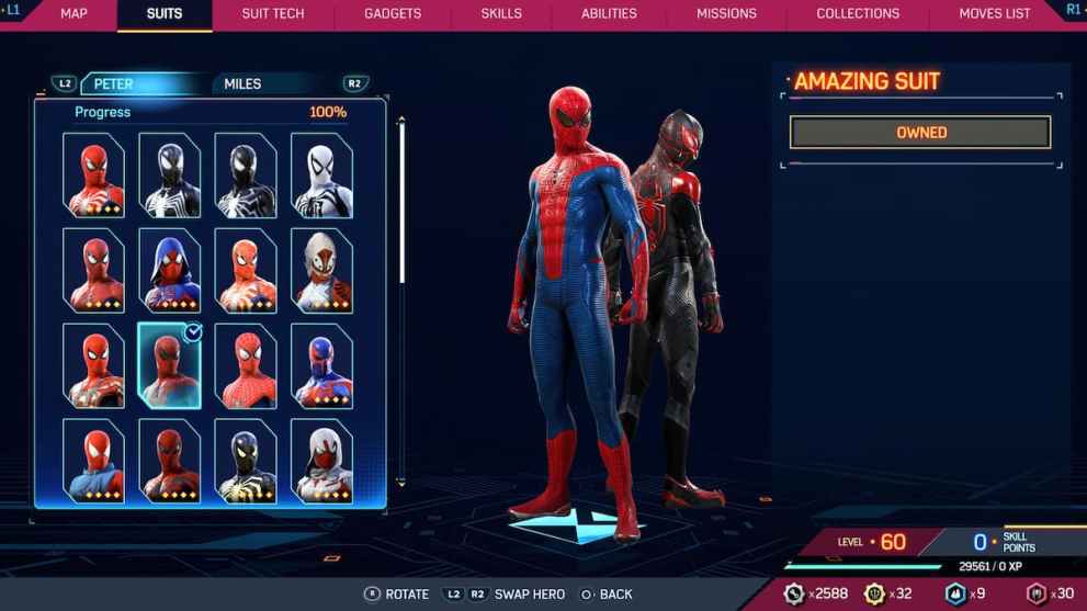 All Spider-Man 2 Suits