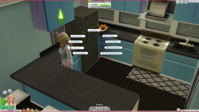 Picking a healthy juice in Sims 4 mod