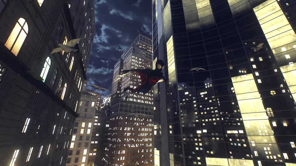 Flying with the birds in Howard Mission Spider-Man 2