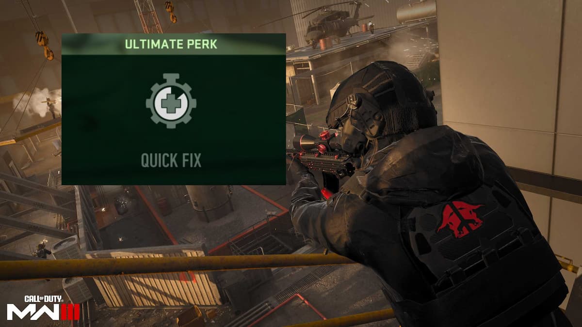 Quick Fix Availability in Modern Warfare 3