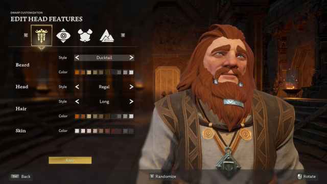Character Creation in Return to Moria
