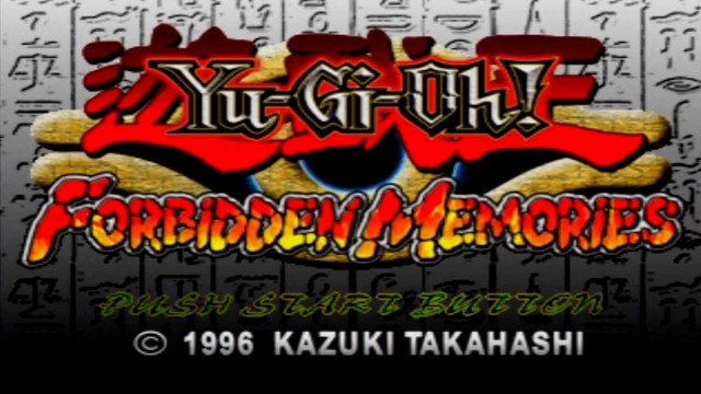 yu-gi-oh forbidden memories title screen