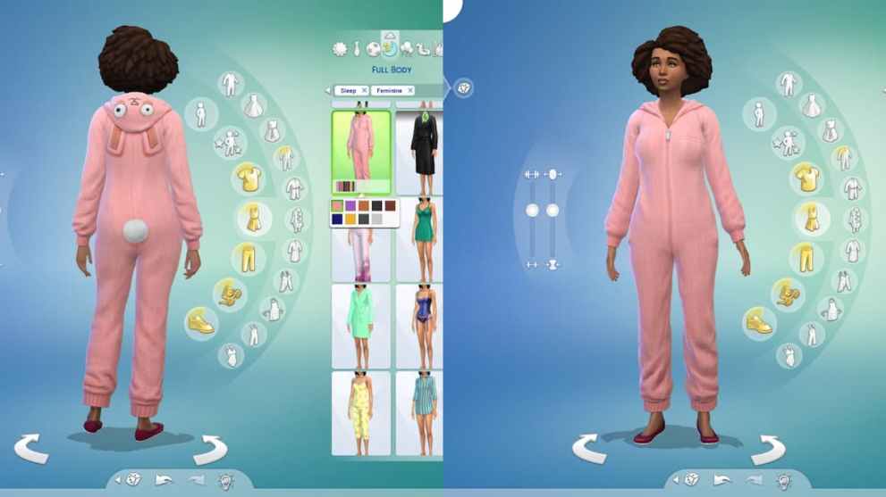 Pink Onesie in The Sims 4
