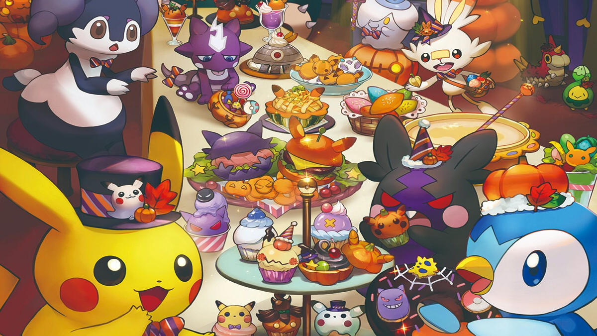 Pokemon official Halloween art
