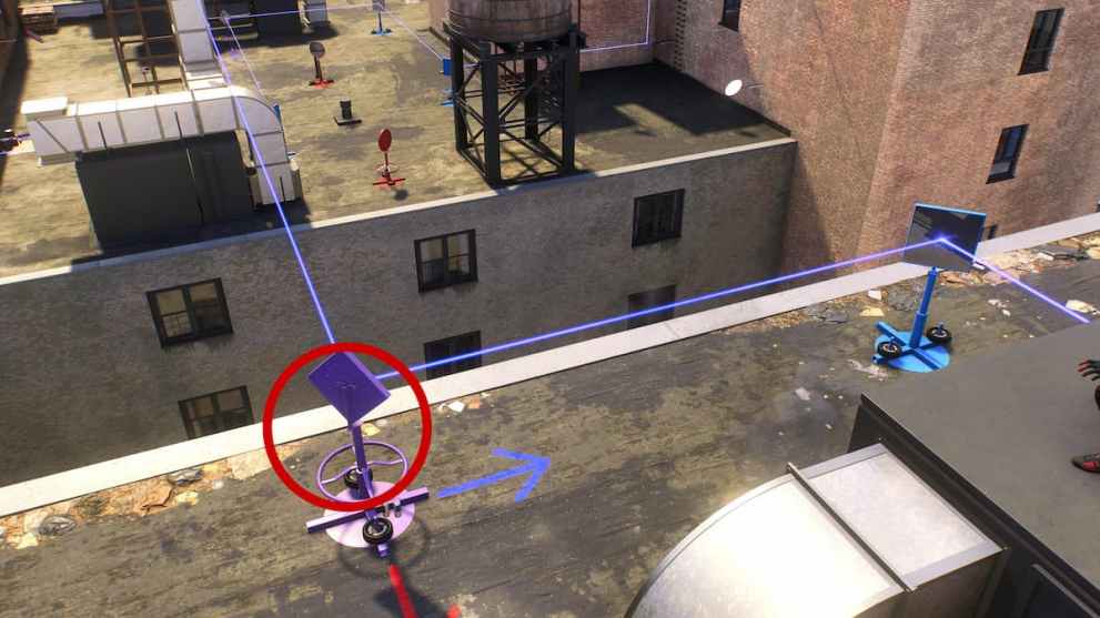 Purple Mirror Blue Path Senior Prank Solution in Marvel's Spider-Man 2