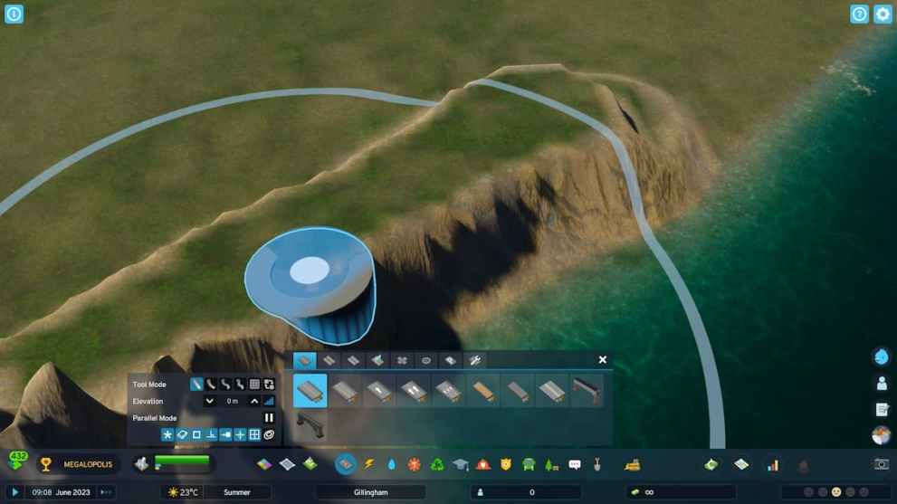 Quay Roadway in Cities Skylines 2