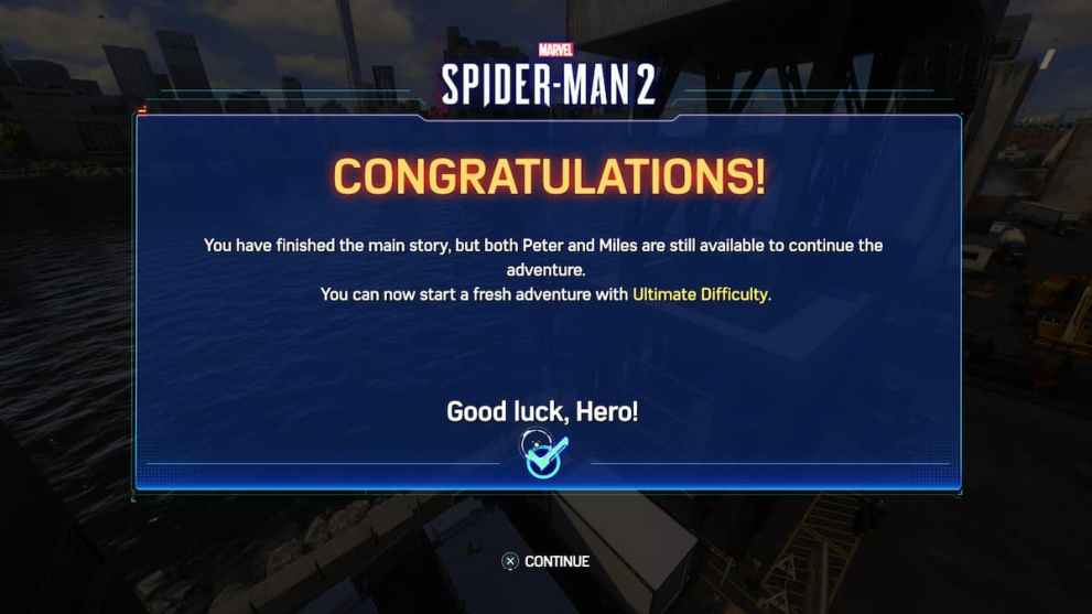 Ultimate Difficulty Level in Spider-Man 2