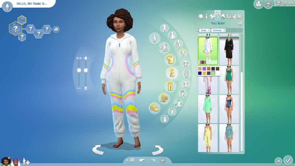 Multi-Colored Sims 4 Onesie