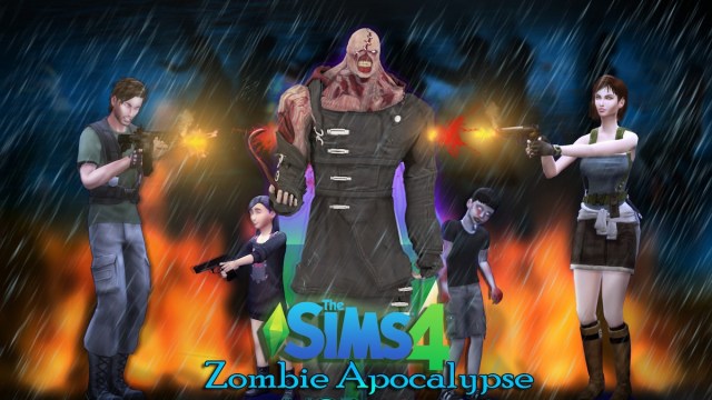 Zombie Apocalypse in Sims 4