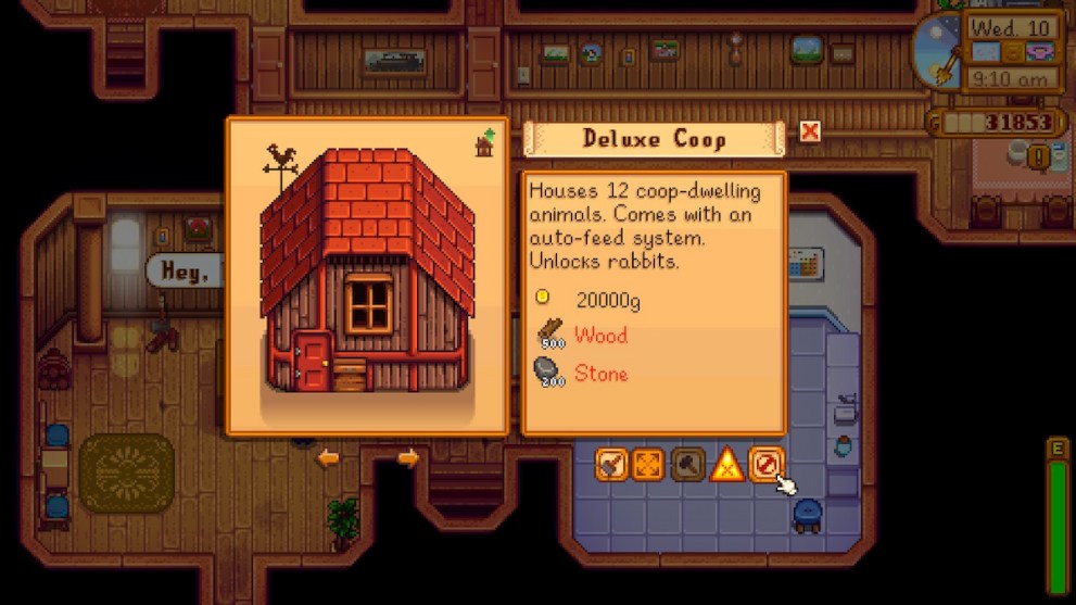 Stardew valley deluxe coop upgrade robin