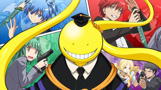 Koro Sensei Surrounded by Students in Assassination Classroom