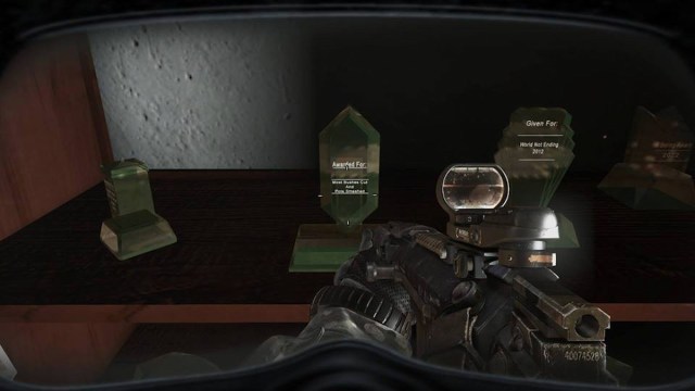 Call of Duty Ghosts trophy case