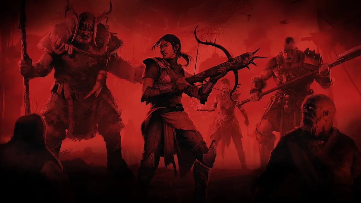 A screenshot of a cutscene for Diablo 4's Season of Blood 2nd season