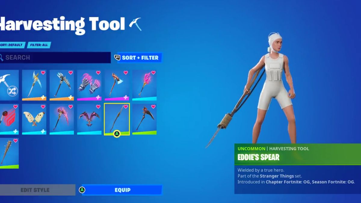 All Stranger Things Skins & Cosmetics in Fortnite Chapter 4 Season 5 ...