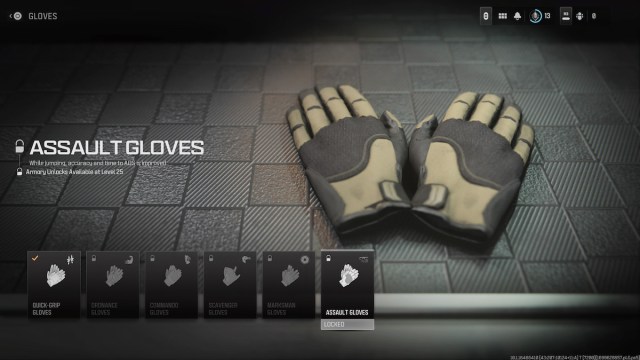 modern warfare 3 assault gloves mw3
