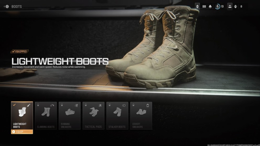 modern warfare 3 lightweight boots mw3