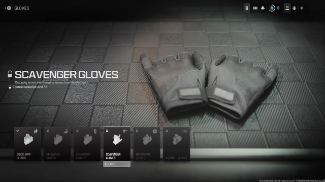 MW3 Scavenger Gloves