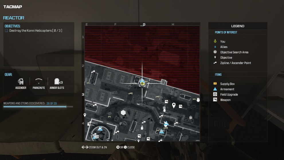 MW3 Reactor Tac Map