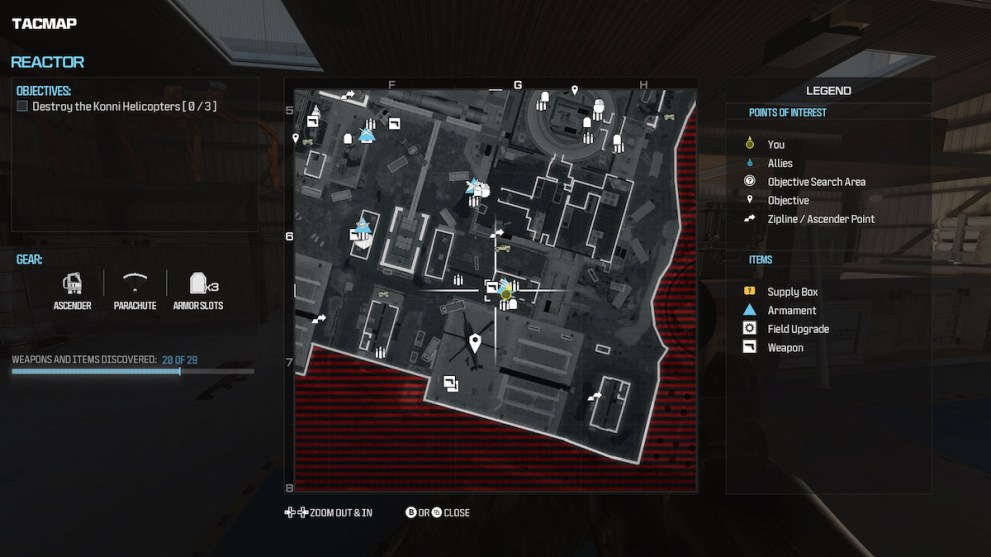 MW3 Reactor Tac Map