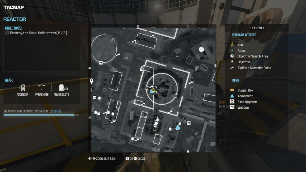 MW3 Reactor Tac Map