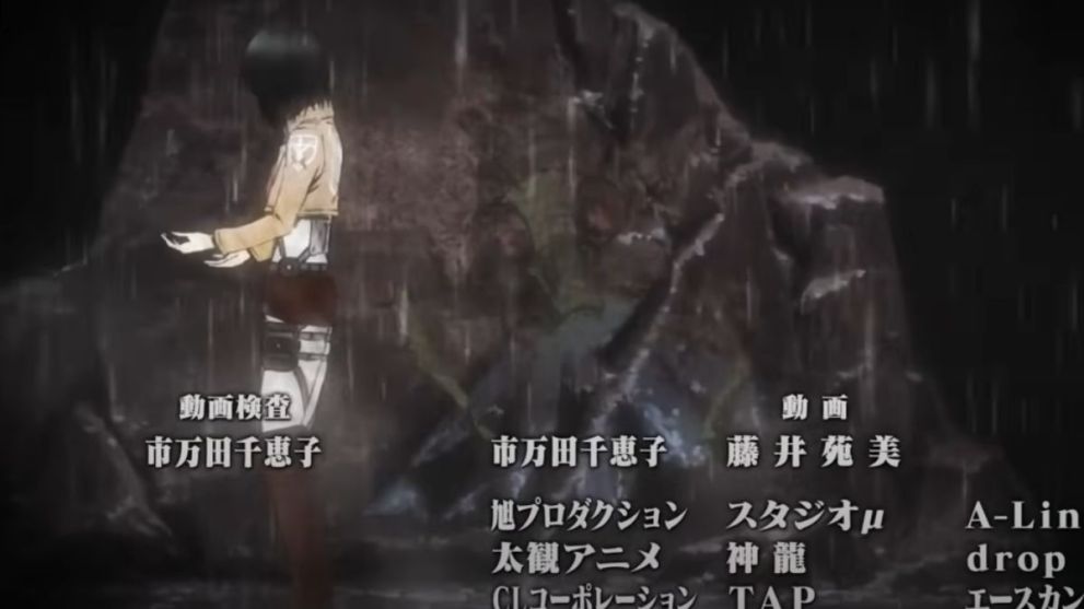 Mikasa in AOT's Great Escape ED