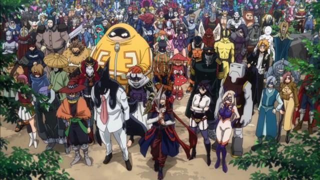 My Hero Academia heroes Gathered Before Massive Battle (Best Anime You Can Watch on Hulu)
