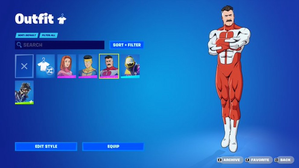 Leaked Omni-Man image, Fortnite