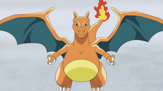 Charizard from the Pokemon anime