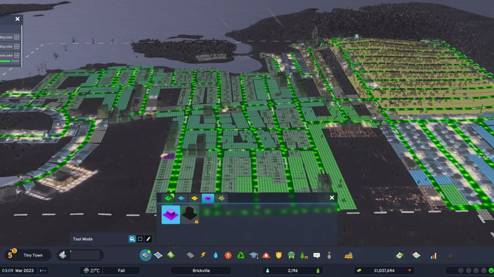 cities skylines 2 wide map view city layout