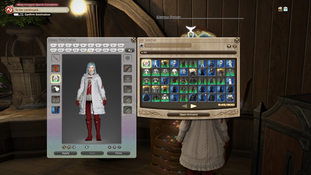 So Erhalten Sie Glamour Prismen In FFXIV Gamingdeputy Germany   Ffxiv Glamour Dresser Menu 1 