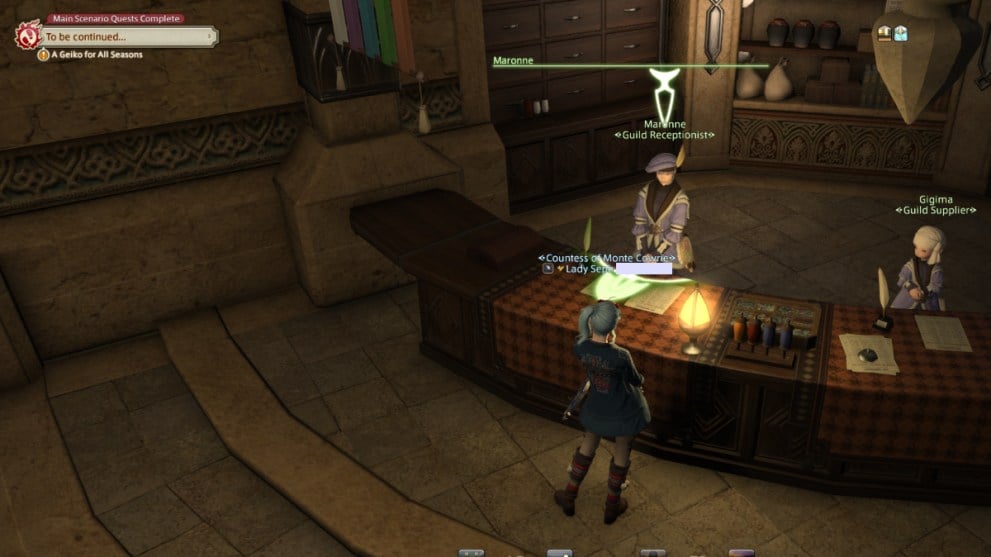 Final Fantasy XIV where is the Weaver's Guild located