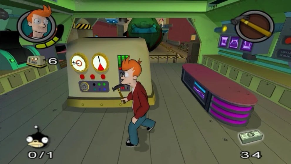 Futurama gameplay