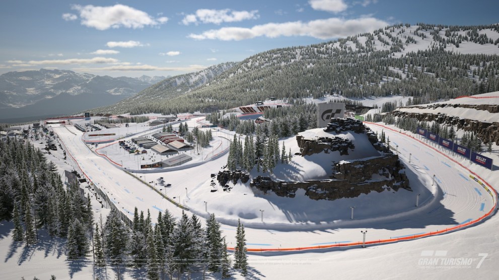 snow track lake louise 