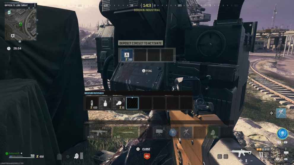 Placing the Brain Rot Circuit Board on Deadbolt Turret in Modern Warfare 3 Zombies