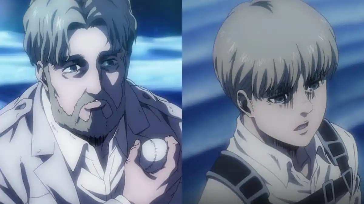 Zeke and Armin in Attack on Titan