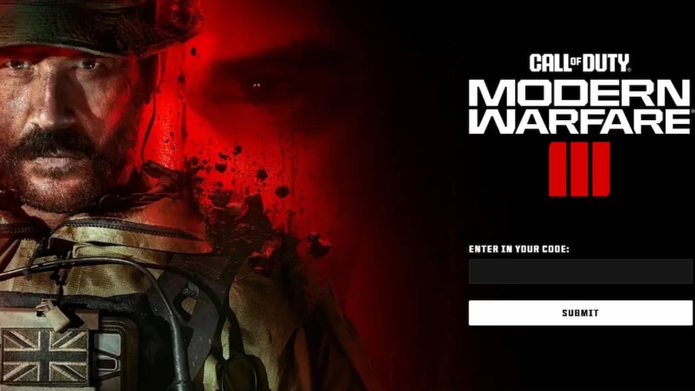 Redeem Code for Modern Warfare 3