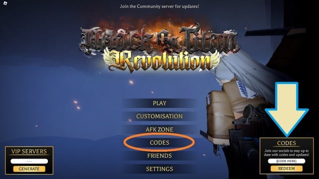 how-to-redeem-roblox-codes-in-attack-on-titan-revolution