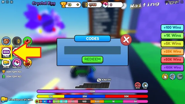 how-to-redeem-roblox-codes-in-go-kart-race-clicker