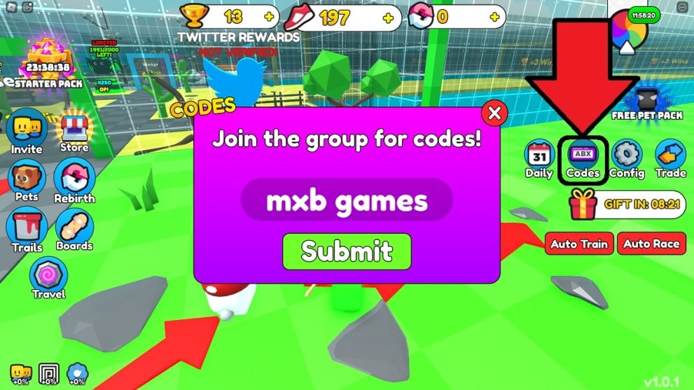 how-to-redeem-roblox-codes-in-skateboard-race-simulator