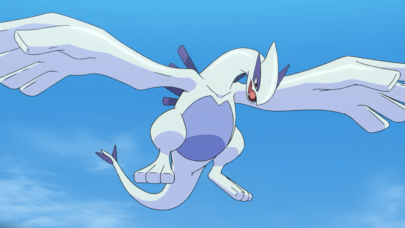 Lugia from the Pokemon anime