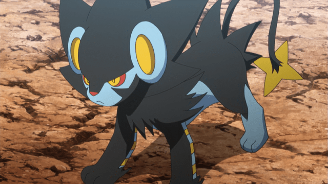 Luxray from the Pokemon anime