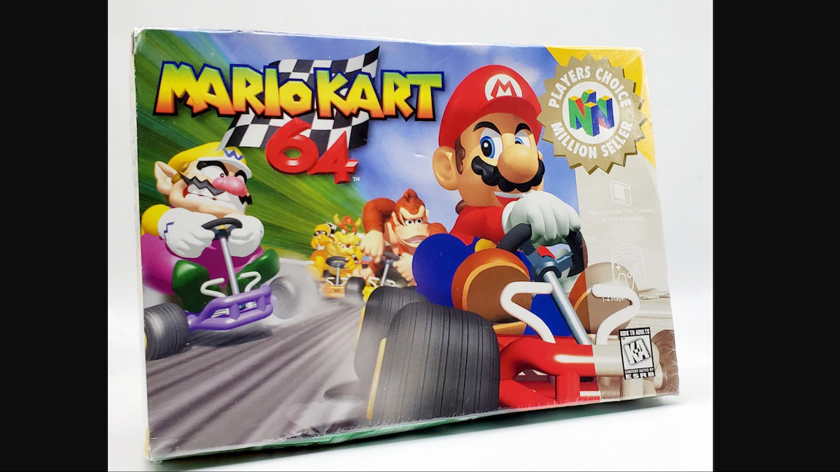 box art of player's choice edition mario kart 64