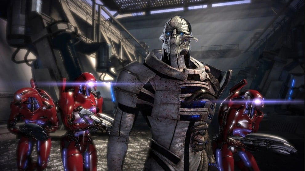 saren standing with geth