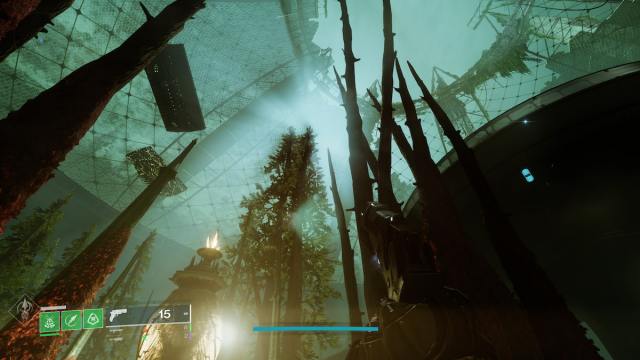 A screenshot from within Ghost of The Deep's Dungeon in Destiny 2
