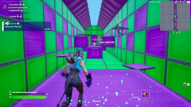 obstacle course fortnite