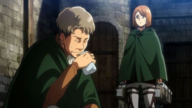 Petra and Ald in Attack on Titan