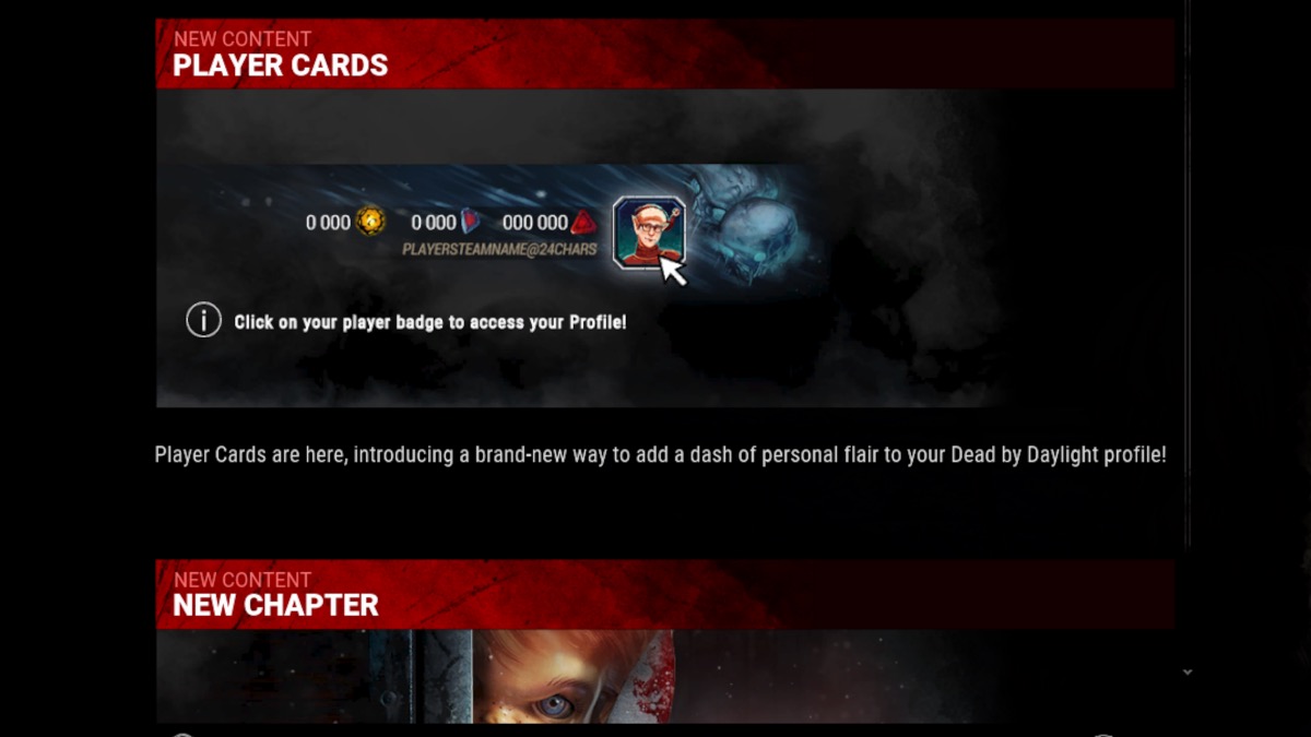 player card dead by daylight